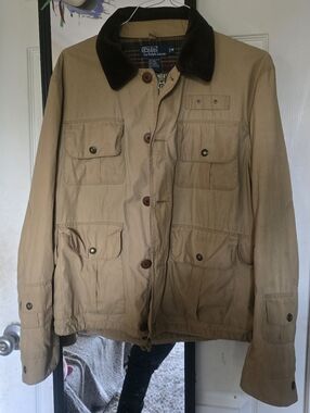 Polo Ralph Lauren Paxton Wading Utility Fly Fishing Hunting Safari Jacket Size M